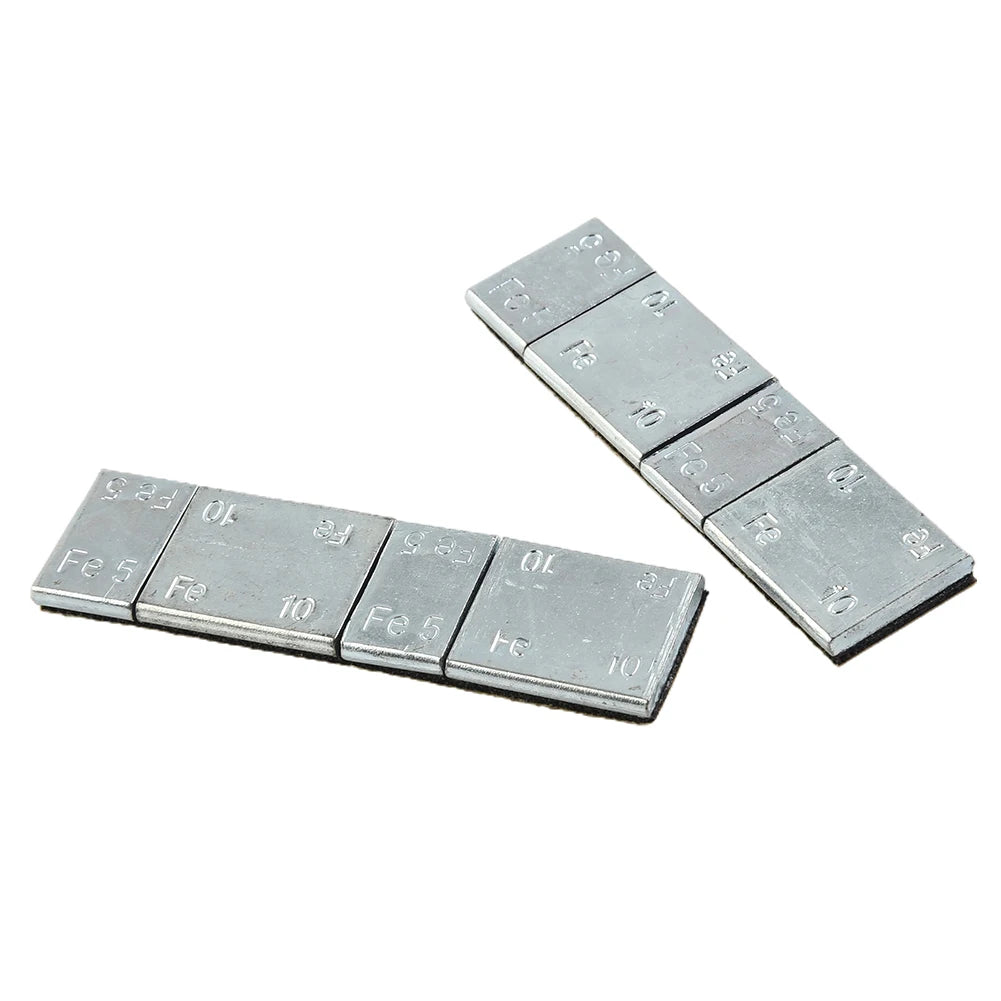 60g Wheel Balance Block Weight Iron Wheel Tyre Balancers For Car Motor Adhesive Wheels Balance Block Electronic Weights Blocks