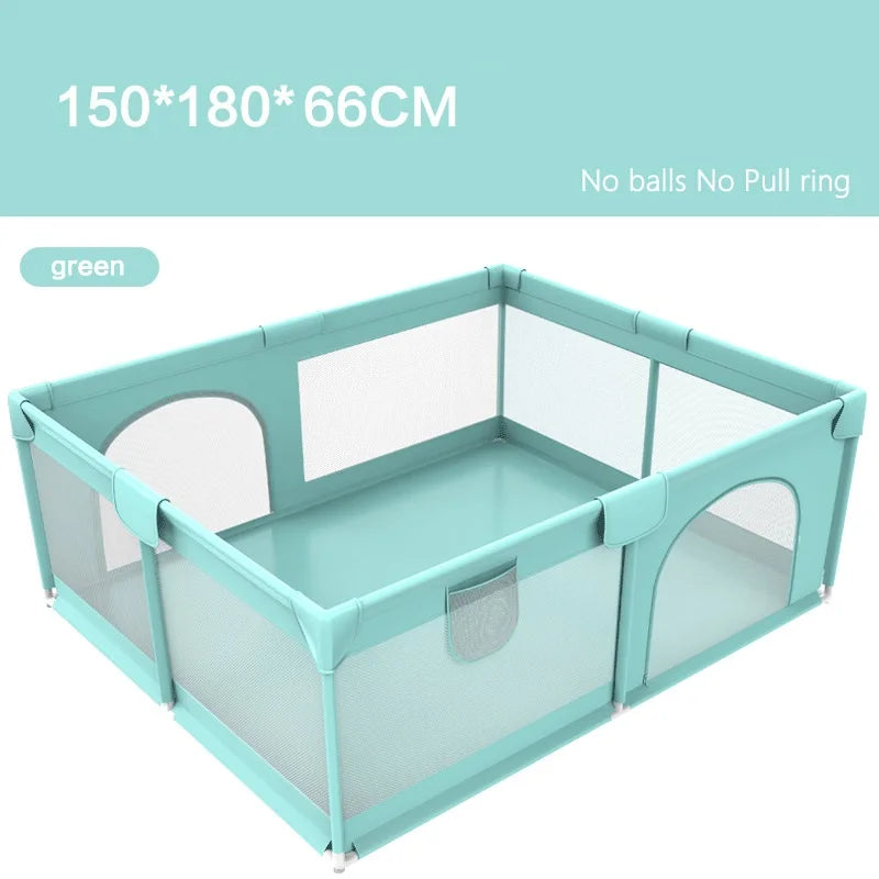 IMBABY Baby Playpen 150x180cm Children's Parks for Babies with Foam Protection Newborn Fence Box Safety Children's Play Playpen