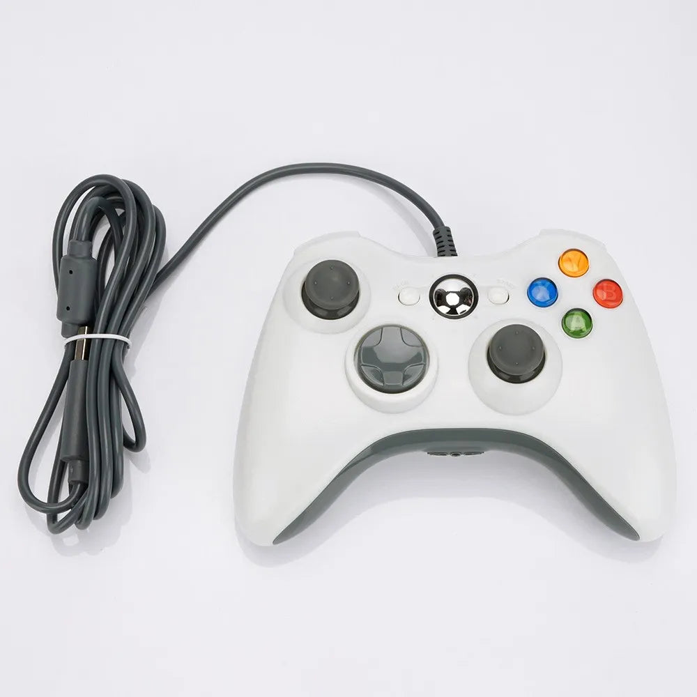 XBOX 360 wired gamepad supports Xbox 360 slim PC gamepad supports Steam and can adapt to Win7/10