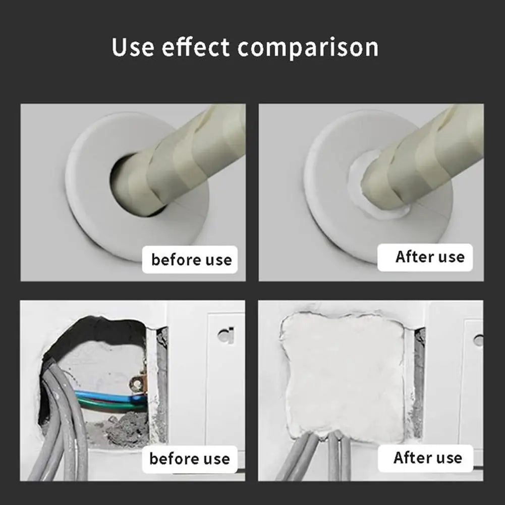 1-20pcs Waterproof Duct Seal Clay Silicone Putty Rubber Repair Air Conditioning Hole Moldable Repair Pipe Mastic Waterproof Glue