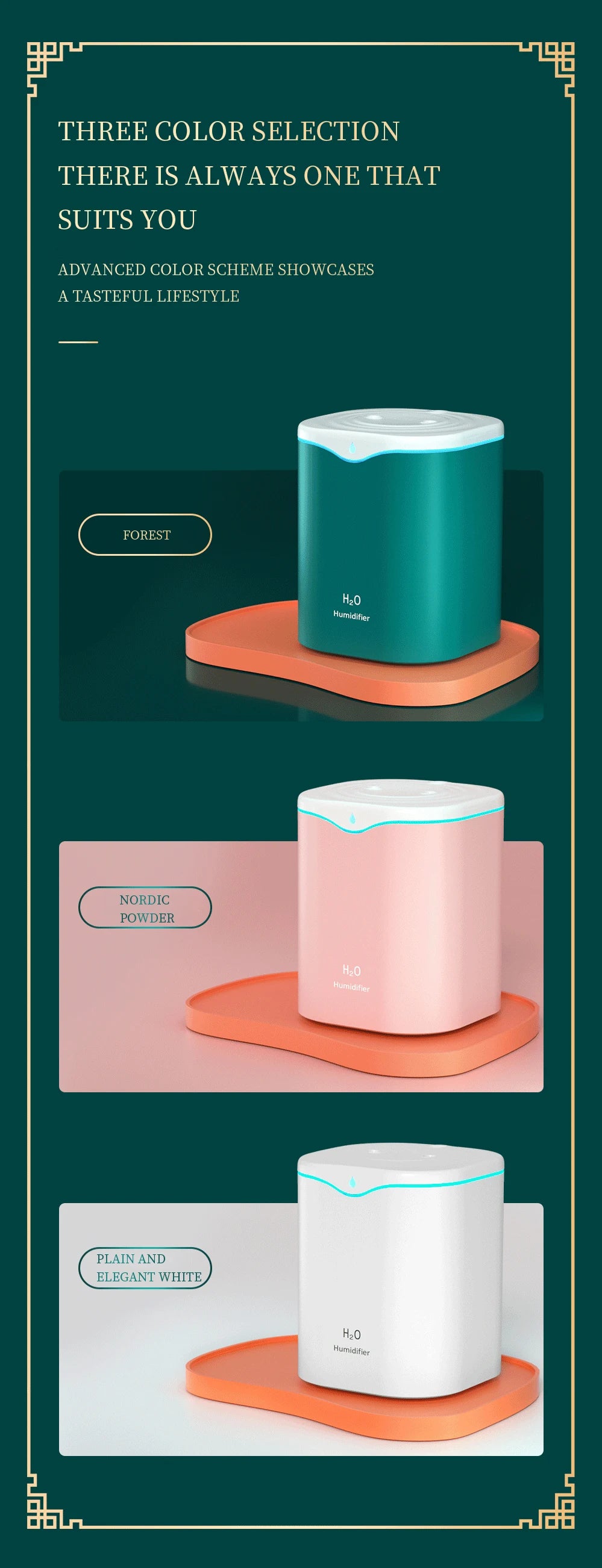New USB Double Spray Humidifier Home USB Desktop Small Humidifier 2L Capacity Portable Clean Air Humidifier