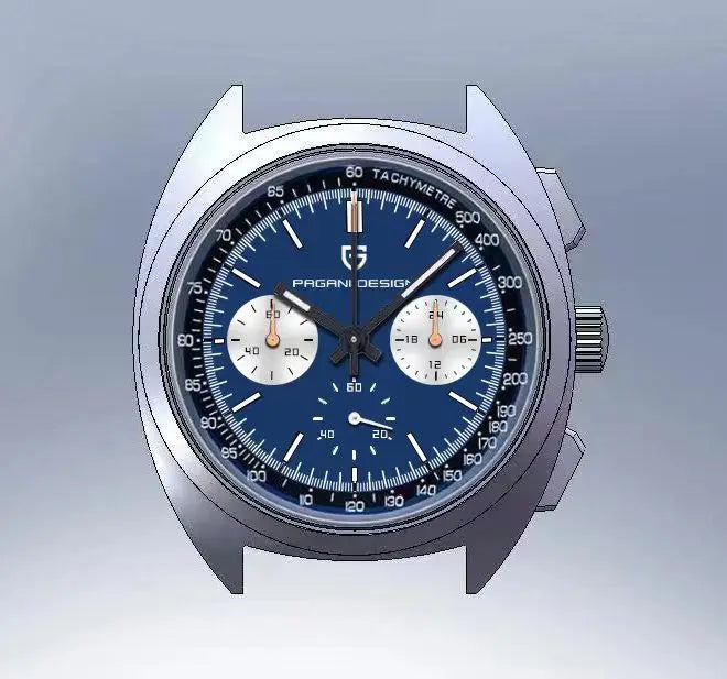 PAGANI DESIGN 2024 NEW Turtle Back Chronograph 1782 Watch for Man Fashion Men's Quartz Watch Luminous relogios masculino