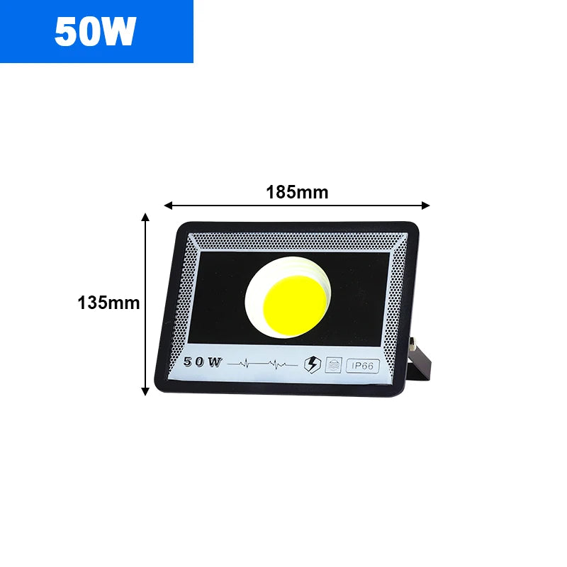 50W 100W 200W 300W 400W 500W LED Flood Light Outdoor Lighting 220V Waterproof IP66 Projector Lighting Spotlight Wall Floodlights