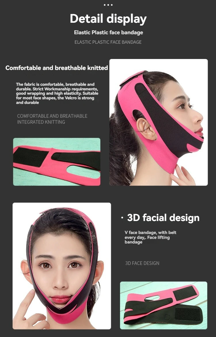Lift V Face Bandage Tighten Double Chin Face Beauty Face Massager Slimming Face Device Elasticity Face Sculpting Bandage