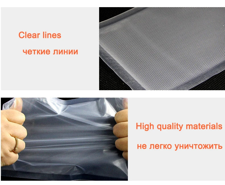 vacuum bags for food Vacuum Sealer bag Food Fresh Long Keeping 12+15+20+25+30cm*500cm Rolls/Lot bags for vacuum packer