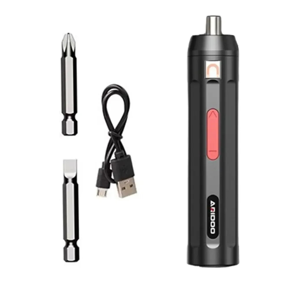 Ergonomic Electric Screwdriver Portable USB Charging Wireless Power Drill Pen Shaped Handyman Tool for Easy Holding