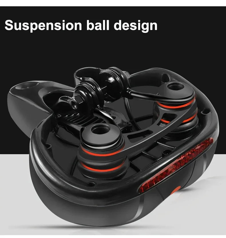 【HOT SALE】Hollow Breathable Bicycle Saddle Men Women MTB Road Bike Saddle Shock Absorbing Comfortable Big Butt Bike Seat Safety