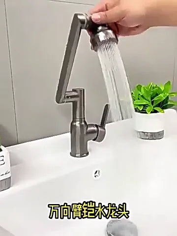 1080° Swivel Kitchen Sink Faucet Bathroom Sink Faucet Basin Faucet Multifunction Cold and Hot Water Tap