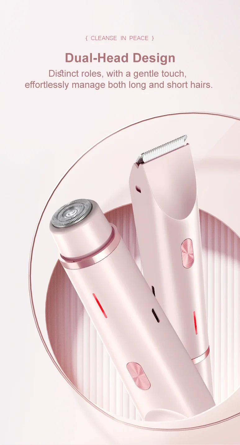 Electric Epilator Women's Razor Painless Women's Beard Epilator Women's Leg Bikini Body Hair Trimmer Women's Facial Epilator