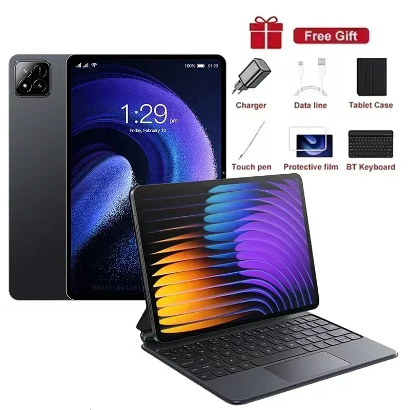 2025 NEW Original Pad 7 Pro Tablet 11inch Snapdragon 8gen2 HD 4K Android 14 22GB+2TB 12000mAh 5G Dual SIM WiFi GPS Tablets PC