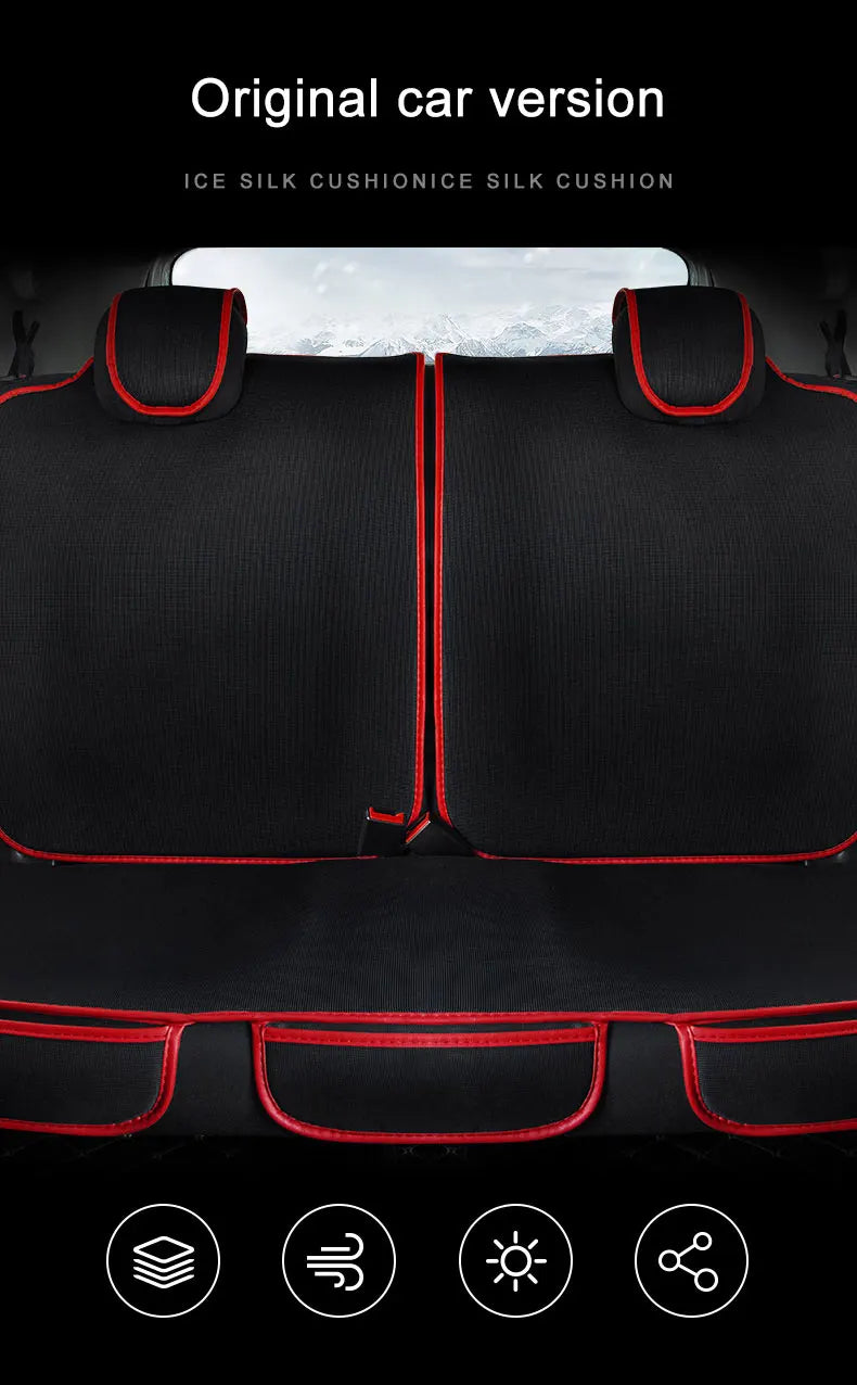 Car Four Seasons Half Surrounded By Ice Silk Cushion For Mercedes Smart 451 453 Fortwo Forfour Car Accessories Interior Styling