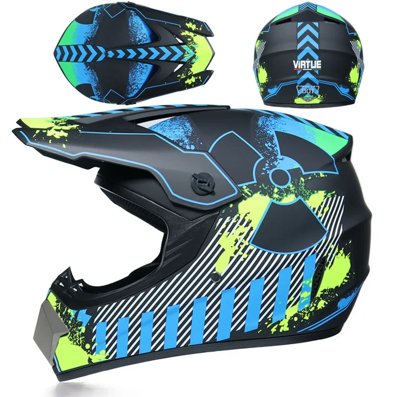 Safety Motocross Helmet Casco Motocross Bicycle Downhill Capacete ATV Cross Helmet Child Motorcycle Helmet Dot Abs 1KG Unisex