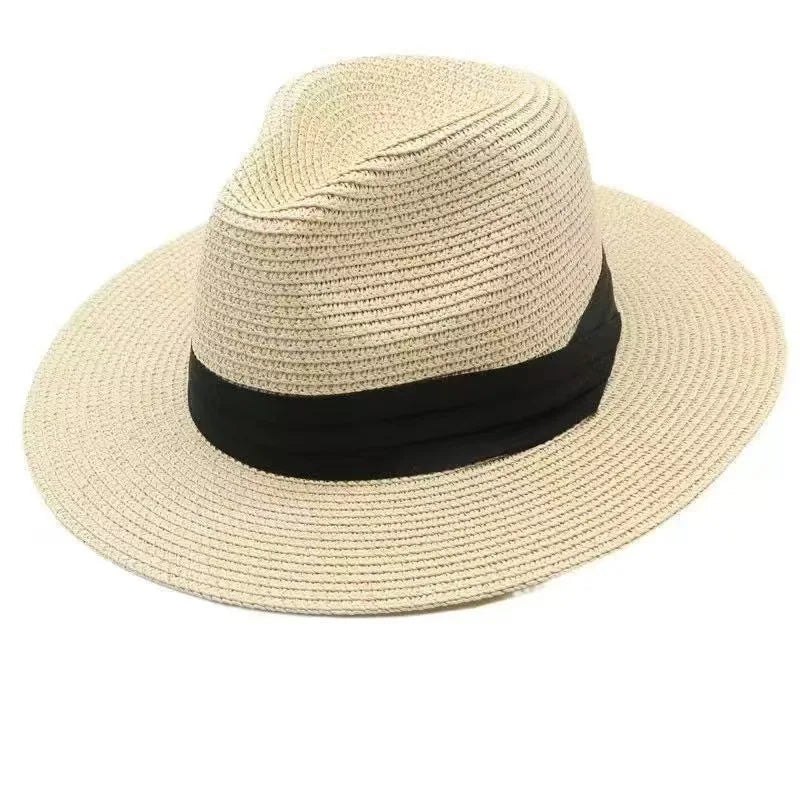New Fashion Hollowed Handmade Cowboy Straw Hat Round Collapsible Western Cowboy Beach Hat Photo Props Western Sunshade Cap