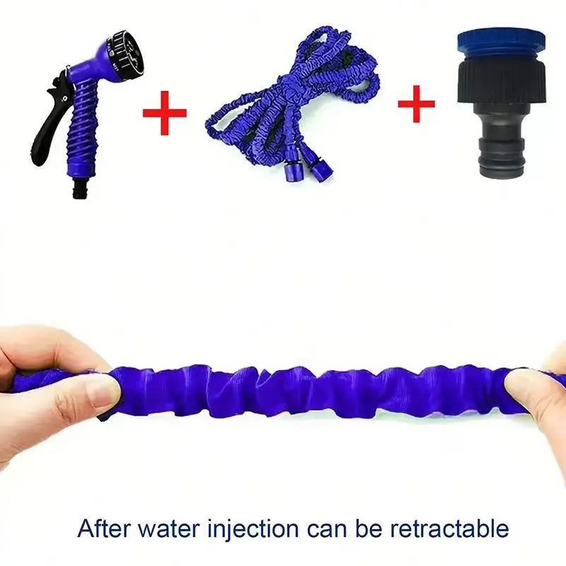 Water Gun, 7Water Spraying Functions, Home Expandable Magic Hose, High-Pressure Car Wash, Garden Watering Hose