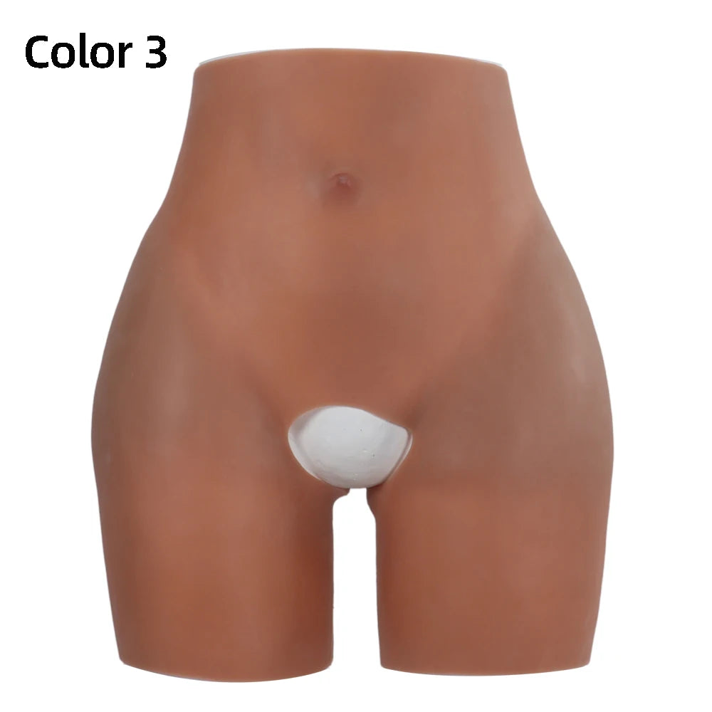 YUERUGOU Oversize Crossdresser Silicone Shape wear Realistic Hip pads and Butt Pads Flexible Hip Enhancer Panties for Drag Queen