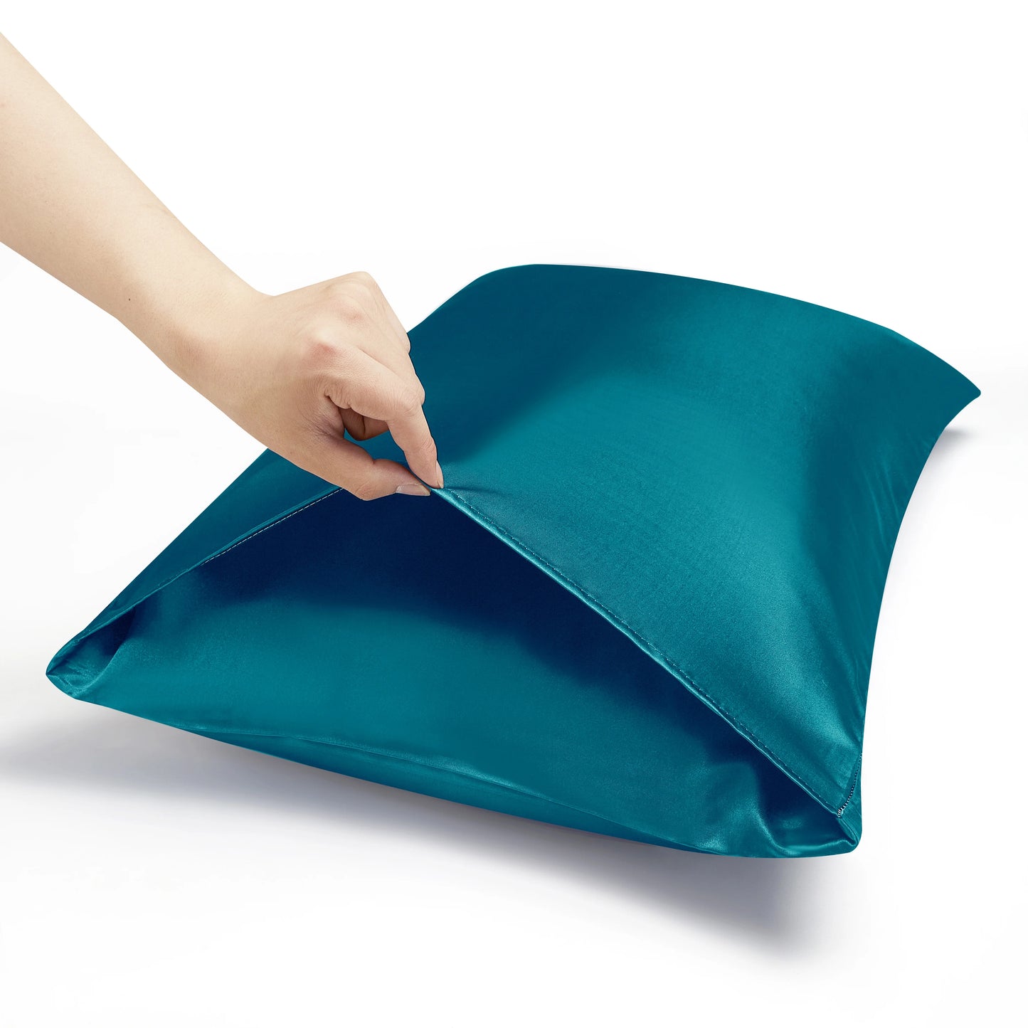 Pillowcase Silk Silky Satin Hair Beauty Soft Anti Frizz Comfortable Pillow Cover Home Decor Bedroom Standard Queen 1PC Durable