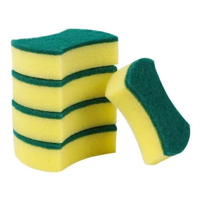 20/30pcs Dishwashing Sponge Kitchen Nano Emery Magic Clean Rub Pot Rust Focal Stains Sponge Removing Kit Cleaning Brush Sponges