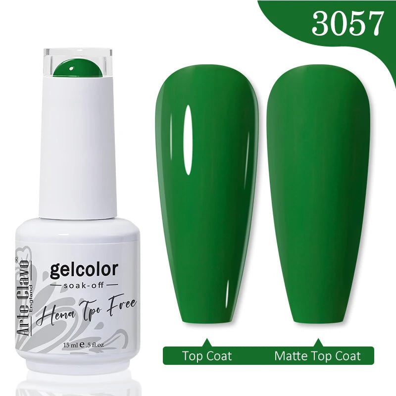 Arte Clavo HEMA TPO FREE Gel Nail Polish Jelly 15ml LED Nail Gel Hybrid Varnish Matt Top Base Coat Nail Art Gellak Primer