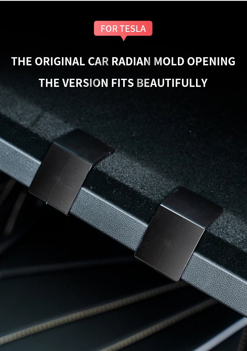 Glove Box Hook for Tesla Model 3 Y Umbrella Handbag Shopping Bag Hooks Storage Stowing Tidying Car Accessories Modely 2PCS ABS