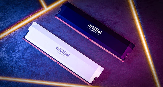 Crucial Pro DDR5 RAM 32GB Kit (2x16GB) 6400MHz CL38, Overclocking Desktop Gaming Memory, Intel XMP 3.0 & AMD Expo Compatible