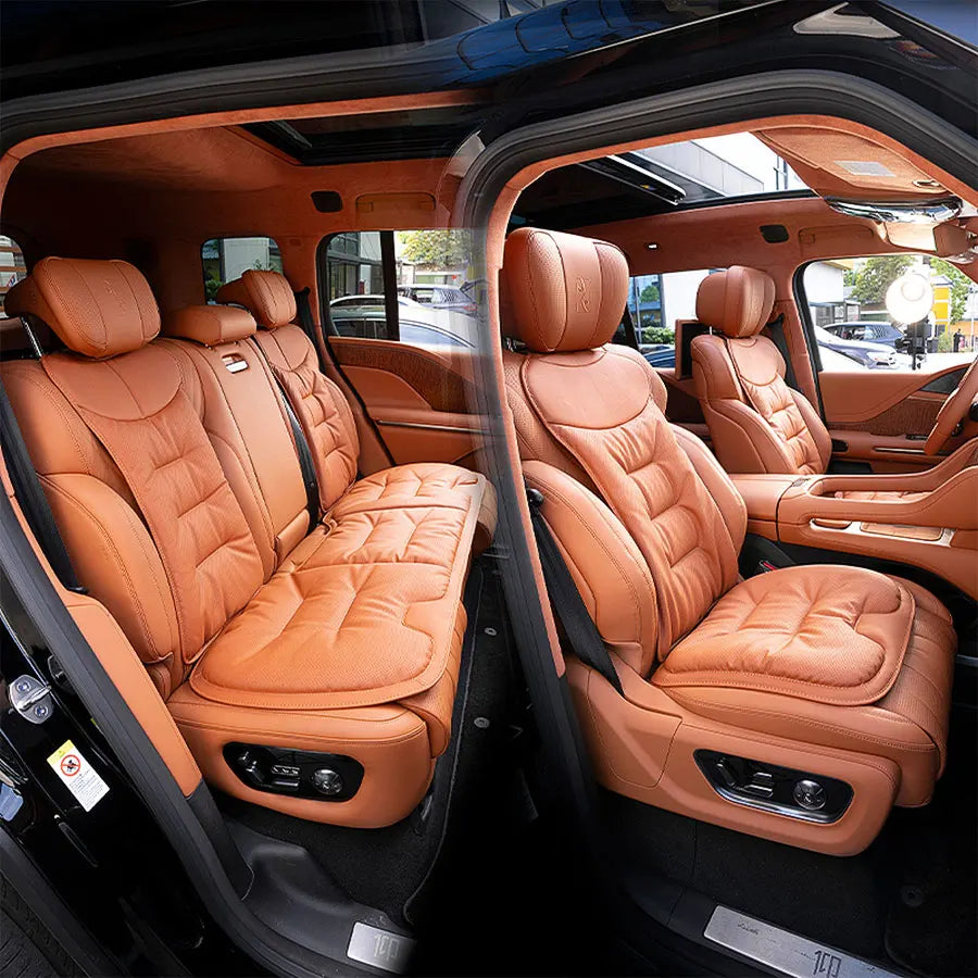 Leather Car Seat Cover For Lexus IS220D NX300H RX350 ES300H GX460 IS200 UX 250H RX 450H Breathable and Non-slip Car Seat Cushion