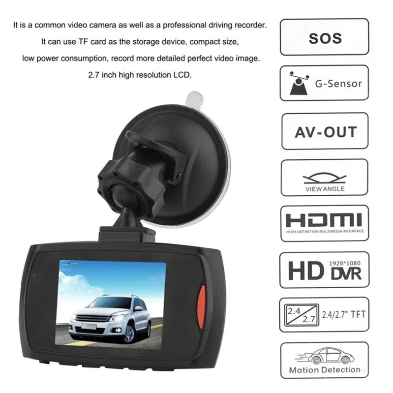1080P Dash Cam for Cars Mini Camera Car DVR Video Recorder Front Camera for Vehicle Black Box Night Vision Car Accessories