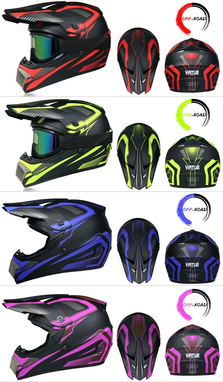 Safety Motocross Helmet Casco Motocross Bicycle Downhill Capacete ATV Cross Helmet Child Motorcycle Helmet Dot Abs 1KG Unisex
