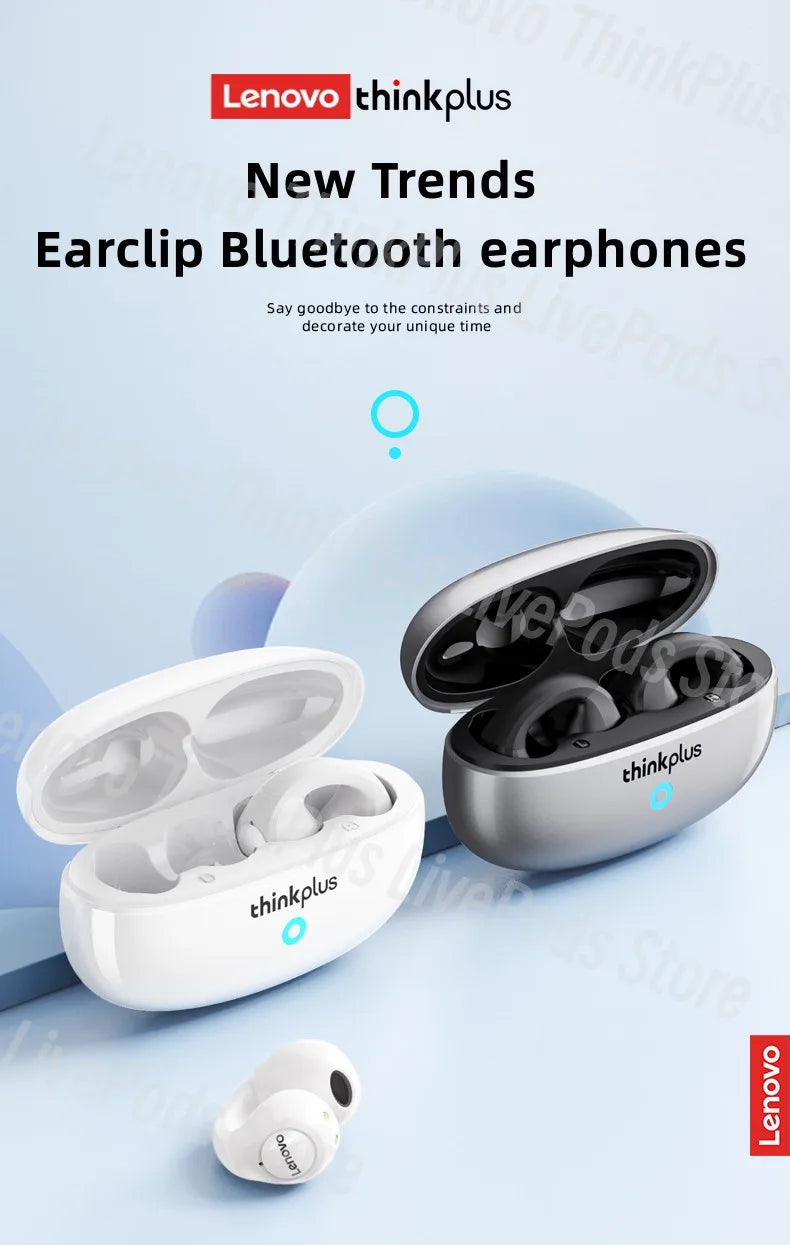 New Lenovo XT83II TWS Wireless Headphones Bluetooth Earphones Earclip Design Touch Control HD Earbuds Sports Headset Original