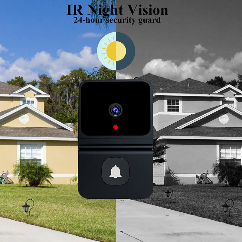 Z30 Smart Visual Doorbell Two-way Intercom Infrared Night Vision Remote Monitoring Security System Wifi Video Door Bell