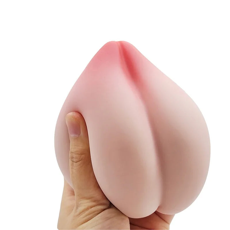 Male Masturbation Cup Peach Butt Mold Real Pocket Pussy Vagina for Men Breast Like Soft Masturbation Cup Adults Erotic Sex Toys