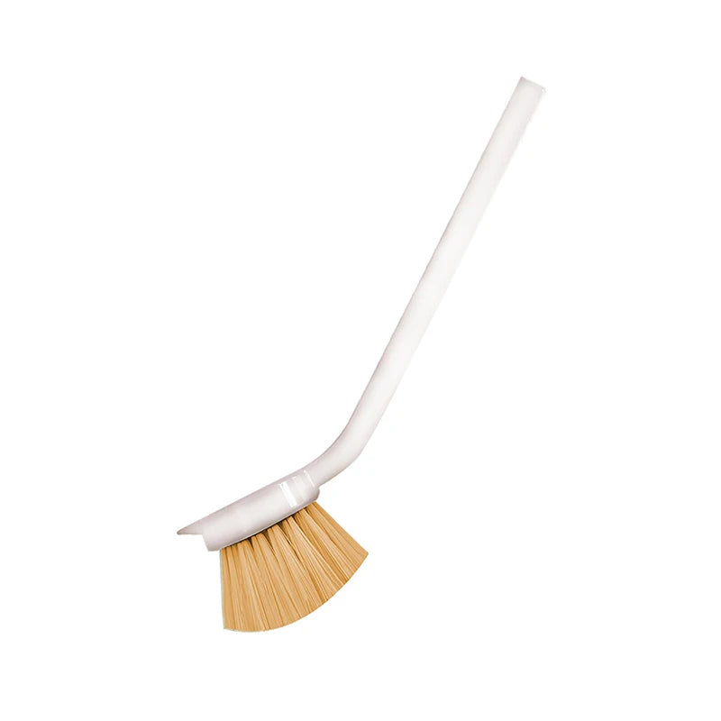 1 Pcs Pot Brush Dishwashing Brush Oil Free Long Handle Pots Brush Cleaning Dishwashing Brush Kitchen Brush Kitchen Cleaning Pan