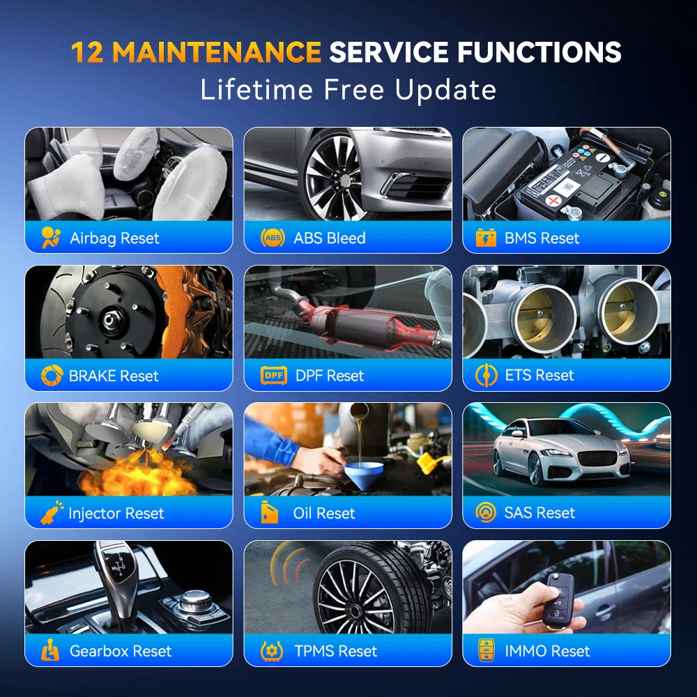 THINKCAR THINKSCAN 662 Auto OBD2 Scanner CAN-FD Bidirectional Test ECM TCM SRS ABS Free Update OIL Reset Car Diagnostic Tools