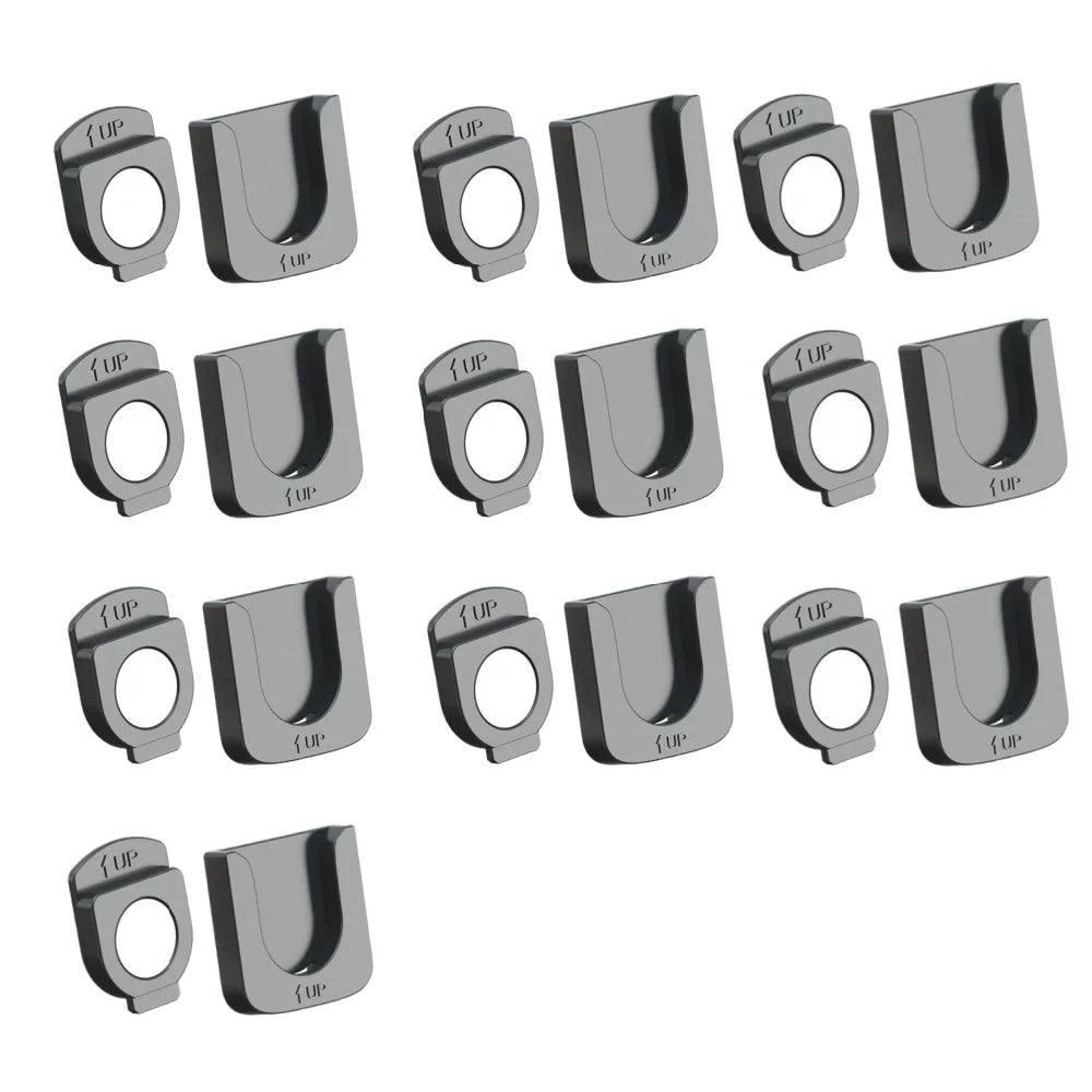 1-10 Pair Strong Magnetic Remote Control Bracket Non Perforated Wall Mounted Air Conditioning Remote Control Rack Storage Hook