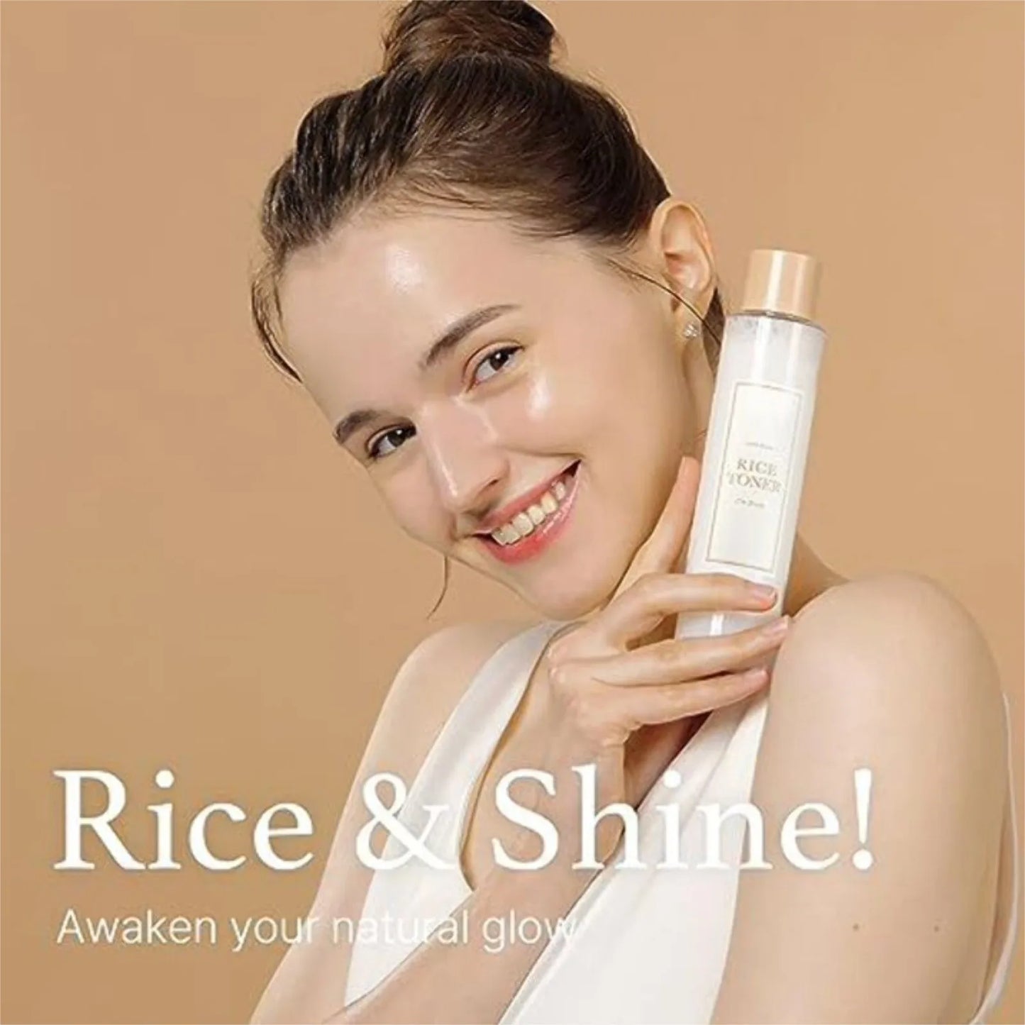 Rice Toner, 77.78% Rice Extract, Glow With Niacinamide, Hydrating For Dry Skin, Vegan, Beauty Toner, 5.07 Fl Oz/150ml