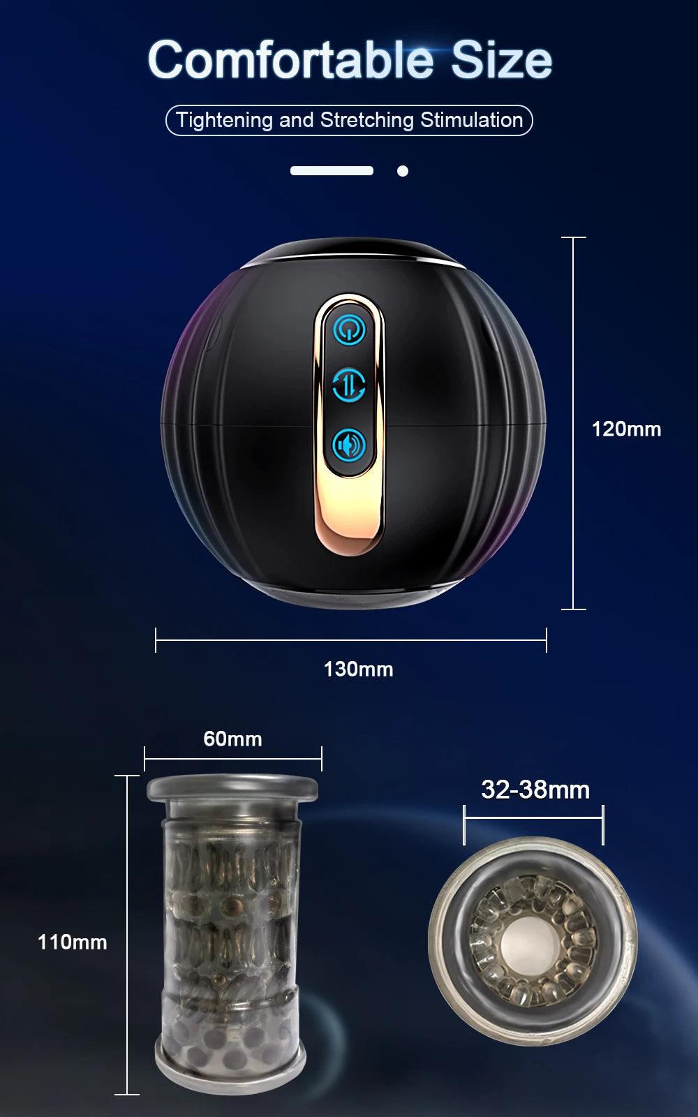 Automatic Male Masturbator Telescopic Rotation Vagina Masturbation Adults Sex Toys for Men Piston Open-ended Mastubators Cup