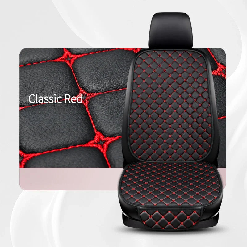 New Pu Leather Car Seat Cover Seat Back Cushion Minimalism Seat Cushion Universal Wear-resistant and Durable Four Seasons