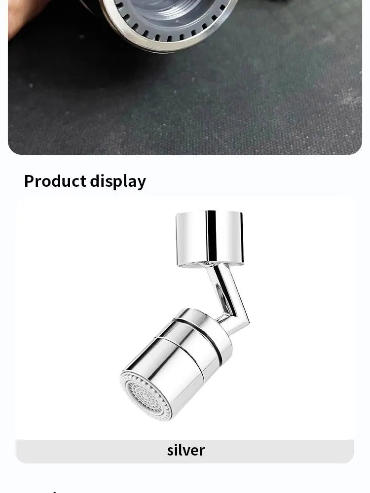 Kitchen Faucet 720 Degrees Rotatable Spout Extension Spout Bubbler Universal Splash Proof Universal Spout Extension Nozzle