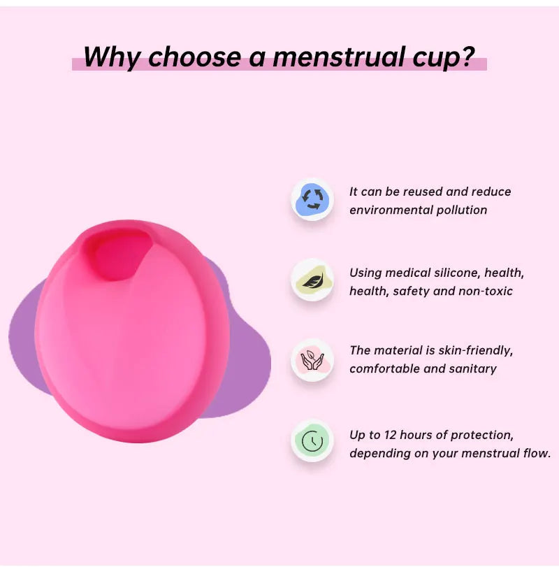 2023 New Menstrual Disk Period Disc Menstrual Collector Silicone Cup Period Cup Feminine Care Tampon Health Beauty Menstrual Cup