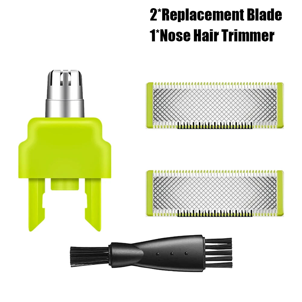 YUKU Shaver Replacement Blade for Original OneBlade Electric Shaver Nose Hair Trimmer Replacement Heads for QP2520 QP2630 QP6520