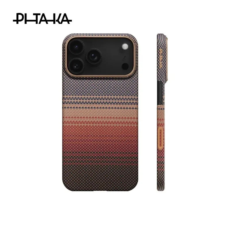 PITAKA Carbon Fiber Phone Protective Case for IPhone 17 Pro/Pro Max Magnetic Protective Case Mobile Phone Case Accessory Gift