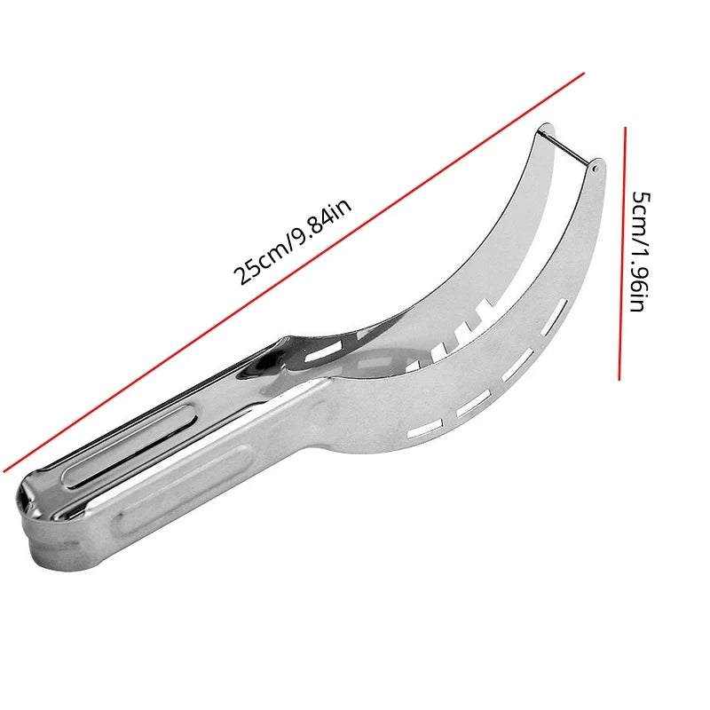 Multi Functional Watermelon Slicer Watermelon Cutting Tool Splitter Stainless Steel Creative Kitchen Accessory Small Tool