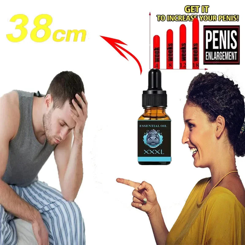 men fashion Penis Enlargement Cream Oil Big Dick Sex Delay Cream for Men Penile Increase Growth Lasting Erection Massage Oil