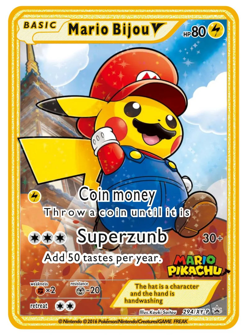 10000 Arceus Vmax DIY Golden Pokemon Cards in Spanish Iron Metal Pokmo Letters Kids Gift Game Collection Cards