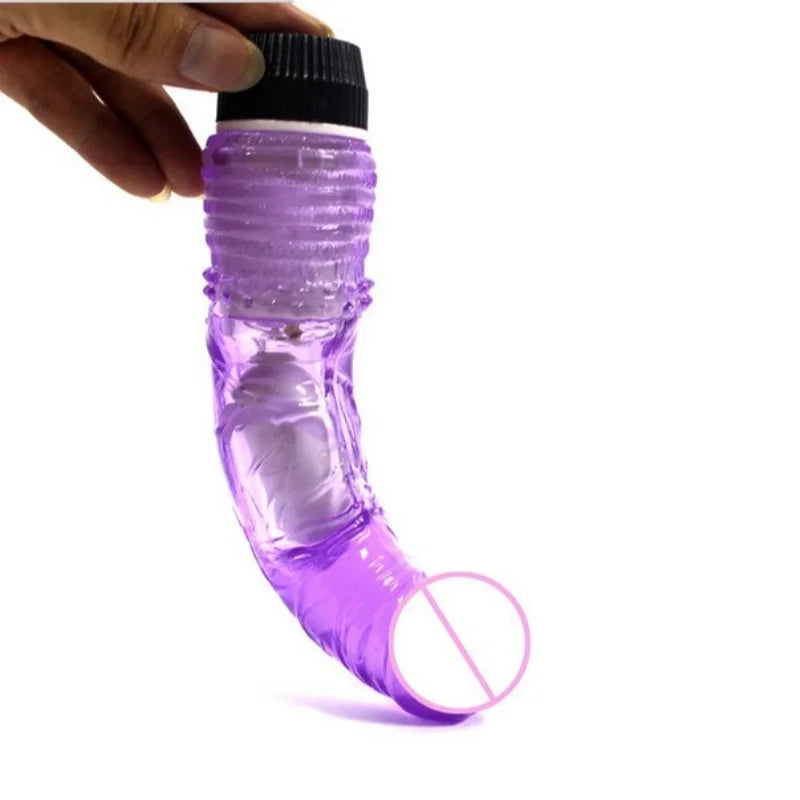 Dildo Vibrator Sex Toy Male Realistic Dildo TPE Jelly Penis Vibrating Vagina Massager Female Clitoral Stimulation Masturbator