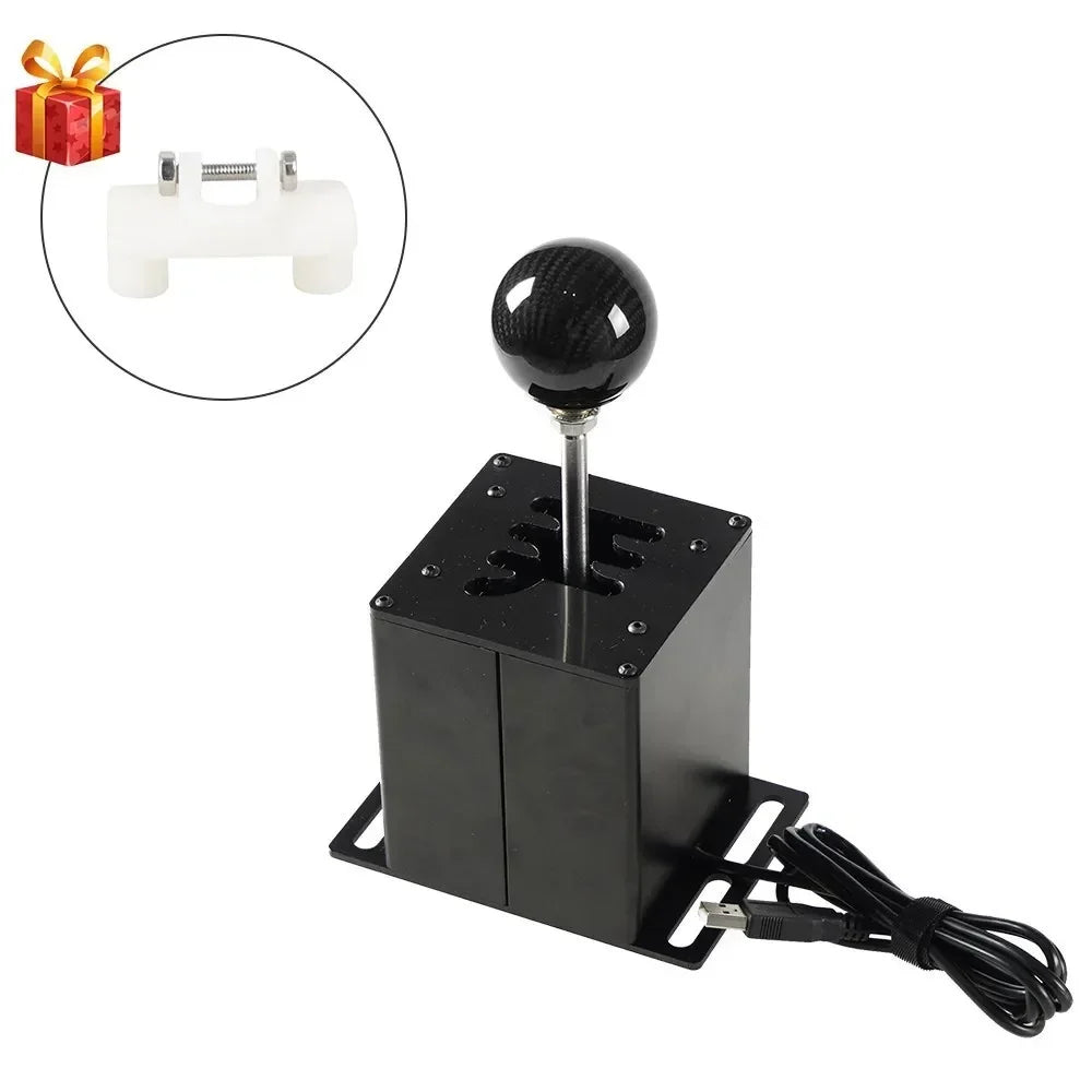 PC USB H Gear Shifter For Logitech G29/G25/G27/G920 For Thrustmaster T300RS/GT For ETS2 Simracing Racing Game Shifter HB-1014