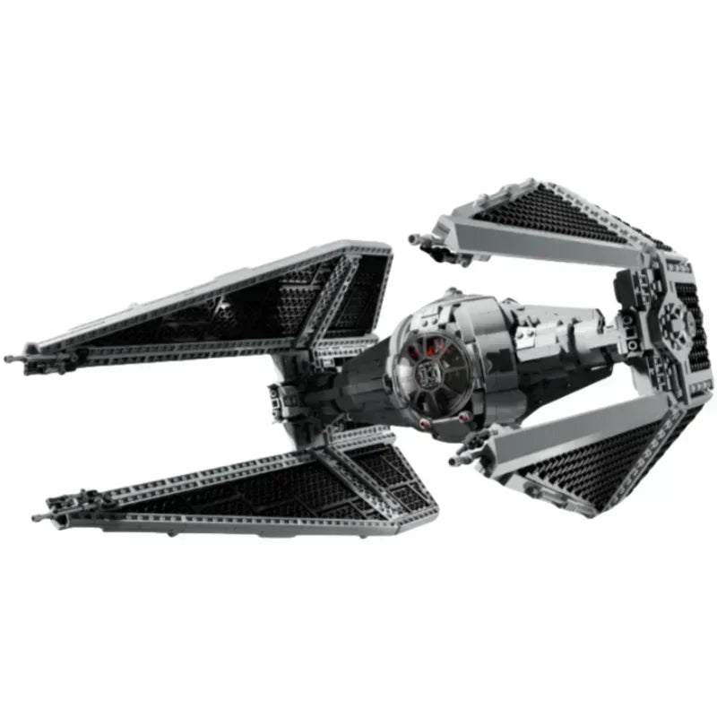 New Spaceship TIE 1931Pcs Interceptors Bricks Model Sets Building Blocks Modified from Imperial Fighters Assembly MOC Toys Gifts