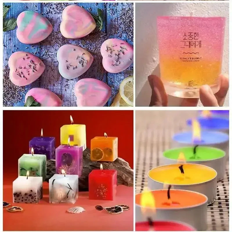 0.34oz/bottle Candle Dyes Pigment Liquid Colorant Resin Coloring Dye Pigments For DIY Candle Making Soap Epoxy Resin Craft Makin