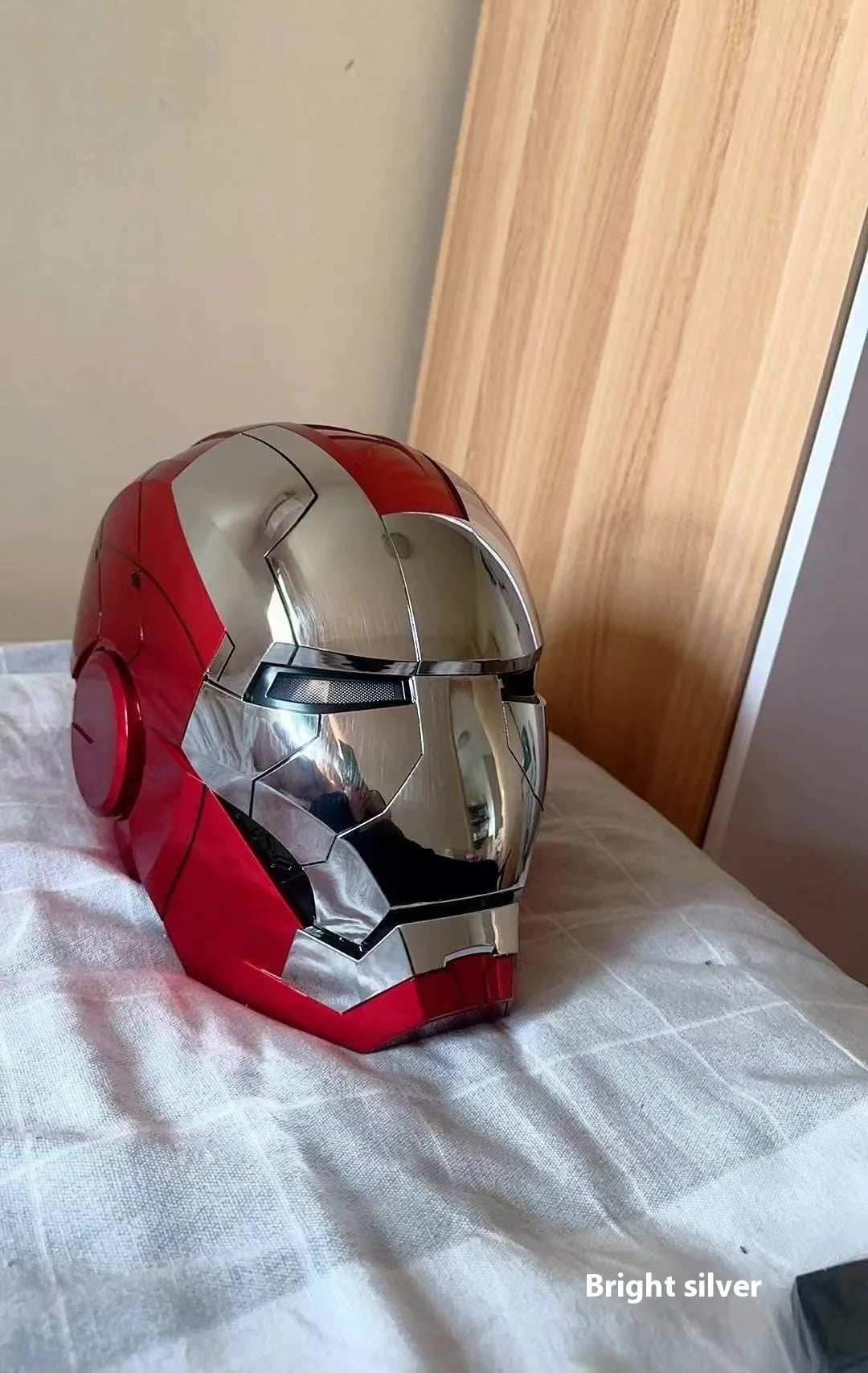 Jarvis Iron Man Helmet Mk5 Real Man Wearable And Deformable Voice Controlled Electric Opening And Touching Remote Control Ak Diy