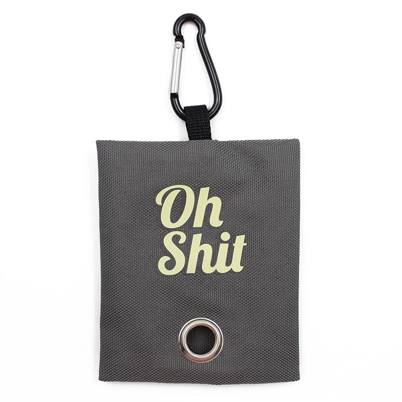 Pet Supplies Canvas Waste Bags Poop Bag Dispenser Portable Pet Poop Bag Holder Outdoor Puppy Kitten Litter Pickup Organizer