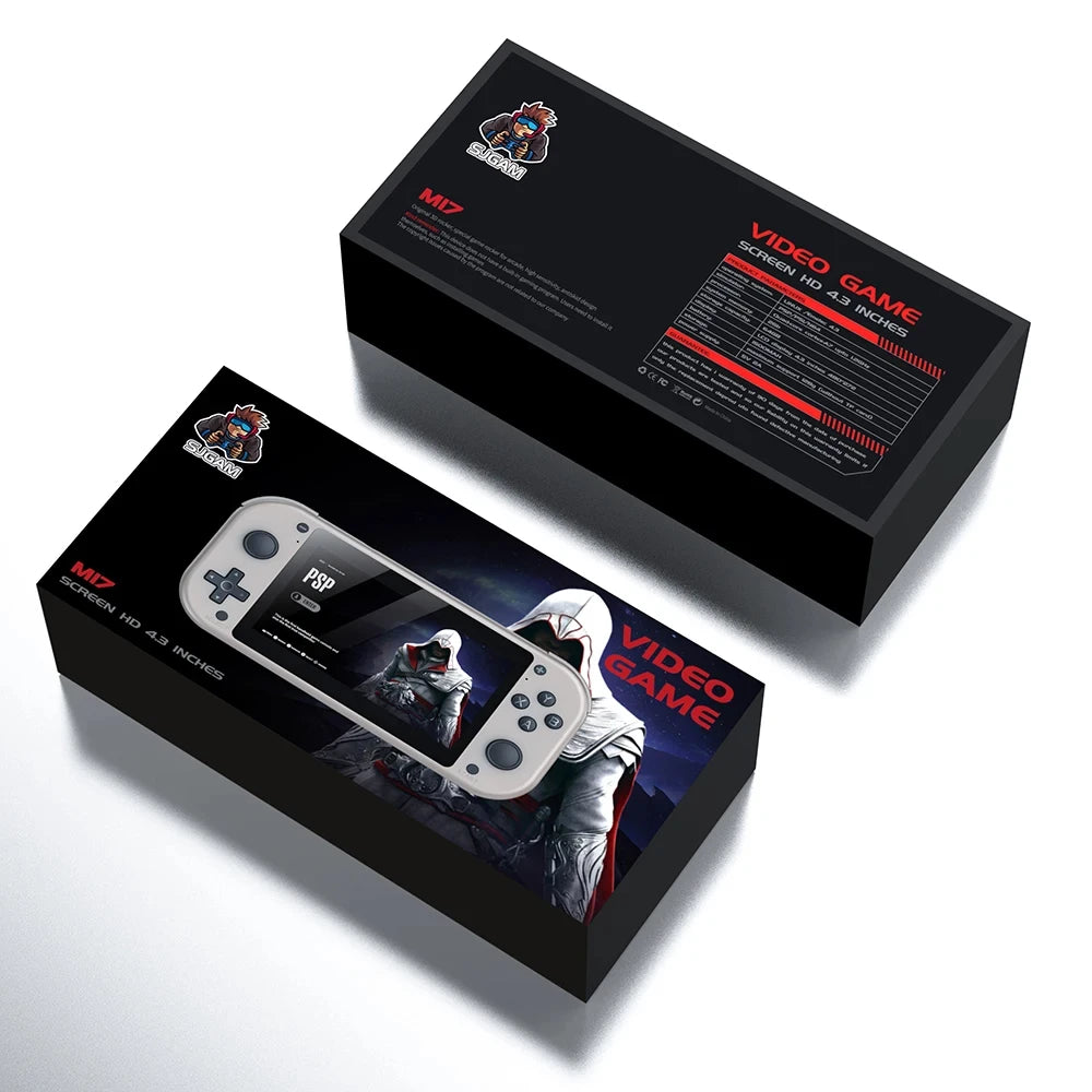 M17 Handheld console Console 4.3 inch LCD screen Retro Portable Video Game 20000 + Built-in 25 Simulator Video Player